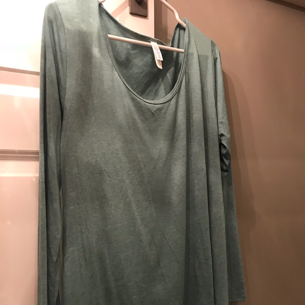 Heathered Mint XL Lynnea Shirt
